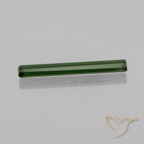 Tourmaline Vert forêt profond naturelle Octogone / coupe Émeraude, 2.21 ct, VVS