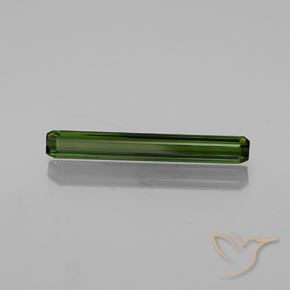 Tourmaline Vert terreux naturelle Octogone / coupe Émeraude, 2.25 ct, VVS