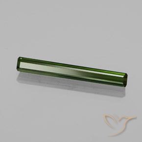 Tourmaline Vert foncé naturelle Octogone / coupe Émeraude, 2.65 ct, VVS