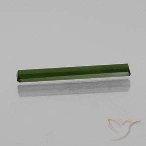 Tourmaline Vert foncé naturelle Octogone / coupe Émeraude, 2.65 ct, VVS