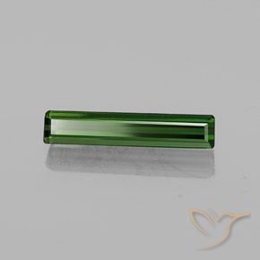 Tourmaline Vert terreux naturelle Octogone / coupe Émeraude, 2.11 ct, VVS