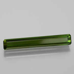 Tourmaline Vert foncé naturelle Taille émeraude, 1.83 ct, VVS