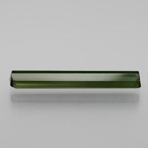 Tourmaline Vert foncé naturelle Taille émeraude, 1.83 ct, VVS