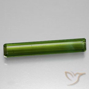 1.40ct Naturel Vert foncé Tourmaline, Taille émeraude, VVS-VS