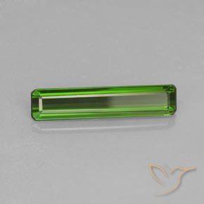Tourmaline Forêt verte naturelle Octogone / coupe Émeraude, 1.48 ct, VS