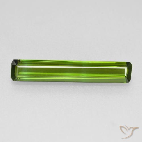 1.53ct Naturel Vert algues marines Tourmaline, Taille émeraude, VVS-VS