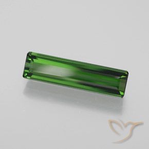 Tourmaline Forêt verte naturelle Octogone / coupe Émeraude, 1.60 ct, VVS