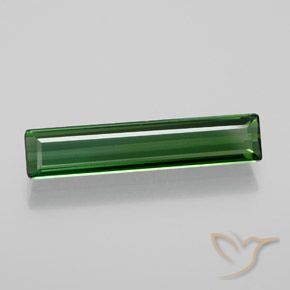 1.72ct Naturel Vert moyen Tourmaline, Taille émeraude, VVS
