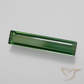 Tourmaline Vert moyen naturelle Octogone / coupe Émeraude, 1.72 ct, VVS