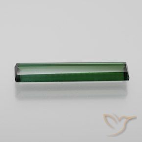 Tourmaline Vert moyen naturelle Octogone / coupe Émeraude, 1.72 ct, VVS