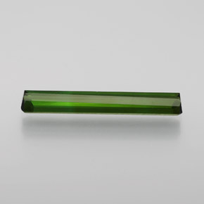 Tourmaline Forêt verte naturelle Taille émeraude, 1.55 ct, VVS-VS