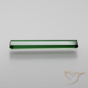 Tourmaline Vert naturelle Octogone / coupe Émeraude, 1.41 ct, VVS-VS