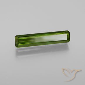 Tourmaline Vert moyen naturelle Octogone / coupe Émeraude, 1.46 ct, VVS-VS