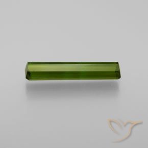 Tourmaline Vert moyen naturelle Octogone / coupe Émeraude, 1.46 ct, VVS-VS