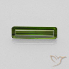 1.89ct Naturel Vert foncé Tourmaline, Taille émeraude, VVS