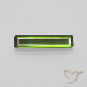 1.81ct Naturel Vert moyen Tourmaline, Taille émeraude, VVS