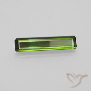 Tourmaline Vert moyen naturelle Octogone / coupe Émeraude, 1.81 ct, VVS