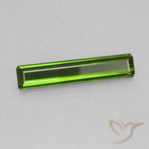 Tourmaline Forêt verte naturelle Octogone / coupe Émeraude, 1.84 ct, VVS-VS