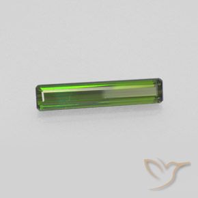 Tourmaline Vert moyen naturelle Octogone / coupe Émeraude, 1.49 ct, VVS
