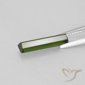 Tourmaline Forêt verte naturelle Octogone / coupe Émeraude, 1.72 ct, VVS