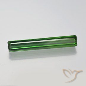 Tourmaline Forêt verte naturelle Octogone / coupe Émeraude, 1.54 ct, VVS-VS