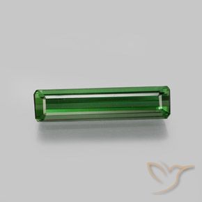 1.77ct Naturel Vert Tourmaline, Taille émeraude, VS