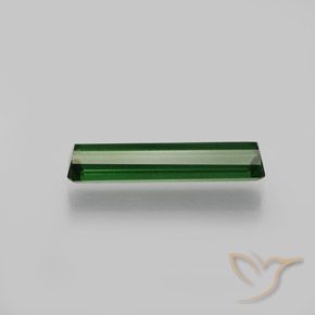Tourmaline Vert naturelle Octogone / coupe Émeraude, 1.77 ct, VS