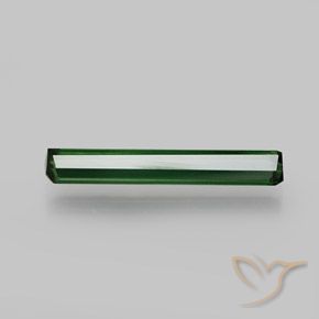 Tourmaline Vert naturelle Octogone / coupe Émeraude, 1.66 ct, VVS-VS