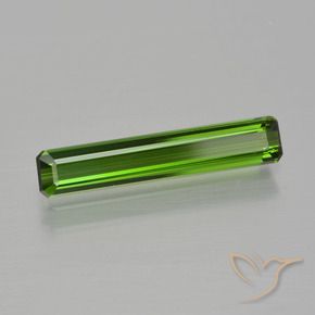 Tourmaline Forêt verte naturelle Octogone / coupe Émeraude, 1.05 ct, VVS-VS