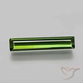 1.58ct Naturel Vert terreux Tourmaline, Taille émeraude, VVS-VS