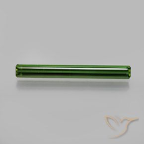 1.34ct Naturel Vert foncé Tourmaline, Taille émeraude, VVS-VS