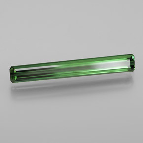 Tourmaline Vert naturelle Taille émeraude, 1.66 ct, VVS