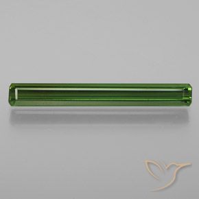 1.92ct Naturel Forêt verte Tourmaline, Taille émeraude, VVS-VS