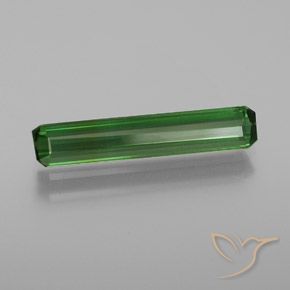 Tourmaline Vert naturelle Octogone / coupe Émeraude, 1.63 ct, VVS-VS