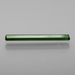 Tourmaline Vert foncé naturelle Taille émeraude, 1.13 ct, VS-SI