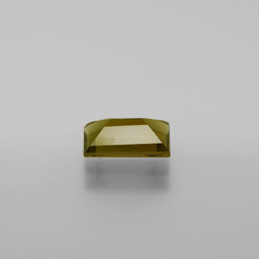 Tourmaline vert naturelle baguette, 1,05 ct, VS