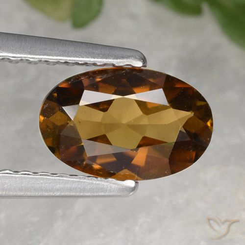 0.82ct Naturel Brun doré Tourmaline, ovale, VVS