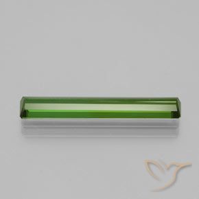 Tourmaline Vert foncé naturelle Octogone / coupe Émeraude, 2.54 ct, VVS