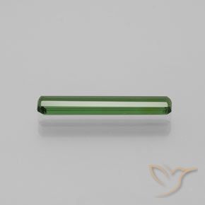 Tourmaline Vert moyen naturelle Octogone / coupe Émeraude, 1.15 ct, VVS-VS