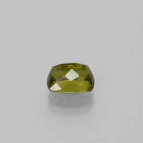Tourmaline Vert foncé naturelle Coupe coussin, 1.57 ct, VVS-VS