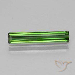 1.25ct Naturel Vert foncé Tourmaline, Taille émeraude, VVS