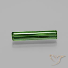 2.27ct Naturel Vert terreux Tourmaline, Taille émeraude, VVS-VS