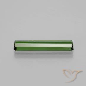Tourmaline Vert terreux naturelle Octogone / coupe Émeraude, 2.27 ct, VVS-VS