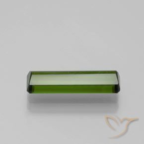 Tourmaline Forêt verte naturelle Taille émeraude, 1.52 ct, VVS-VS