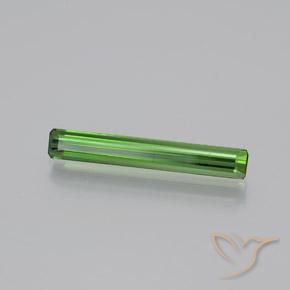 Tourmaline Vert foncé naturelle Octogone / coupe Émeraude, 1.66 ct, VS