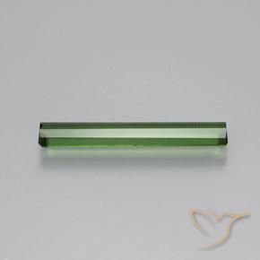 Tourmaline Vert foncé naturelle Octogone / coupe Émeraude, 1.66 ct, VS
