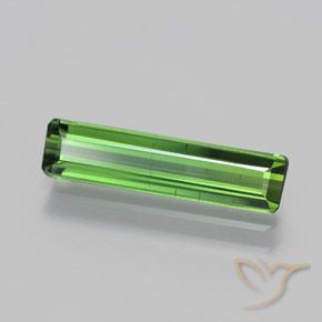 Tourmaline Forêt verte naturelle Octogone / coupe Émeraude, 1.58 ct, VS