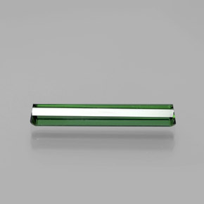 Tourmaline vert naturelle taille émeraude, 1,27 ct, VVS-VS