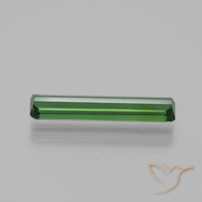 Tourmaline Vert moyen naturelle Octogone / coupe Émeraude, 1.42 ct, VS