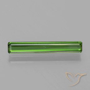 Tourmaline Vert moyen naturelle Taille émeraude, 1.23 ct, VS